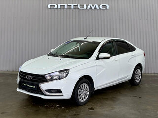 2018 Lada (ВАЗ) Vesta I, белый, 637000 рублей, вид 1