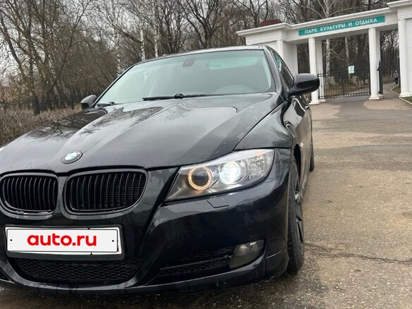 2008 BMW 3 серии 325i V (E90/E91/E92/E93) Рестайлинг, чёрный, 725000 рублей - вид 2