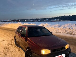 1993 Volkswagen Golf III, пурпурный, 125000 рублей, вид 1