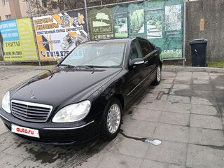 2005 Mercedes-Benz S-Класс 350 IV (W220) Рестайлинг, чёрный, 1250000 рублей, вид 1