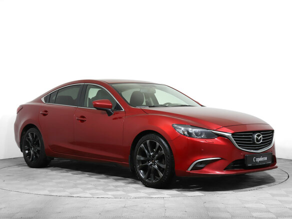 2016 Mazda 6 III (GJ) Рестайлинг, красный, 1900000 рублей - вид 2