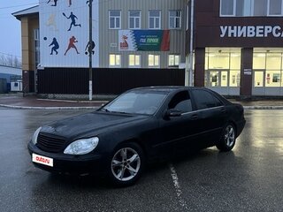 2002 Mercedes-Benz S-Класс 320 IV (W220), чёрный, 250000 рублей, вид 1