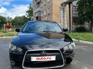 2012 Mitsubishi Lancer X Рестайлинг, чёрный, 460000 рублей, вид 4