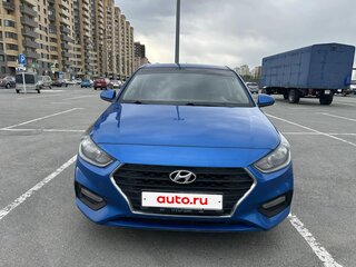 2019 Hyundai Solaris II, синий, 950000 рублей, вид 1