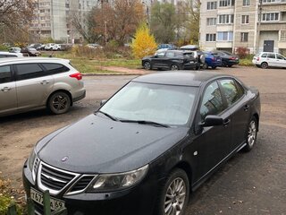 2008 Saab 9-3 II Рестайлинг, чёрный, 750000 рублей, вид 1
