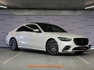2022 Mercedes-Benz S-Класс 400 d 4MATIC VII (W223), белый, 10500000 рублей, вид 1