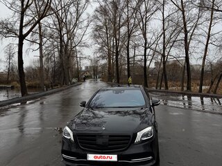 2016 Mercedes-Benz S-Класс 350 CDI BlueTEC Long 9G-TRONIC VI (W222, C217), чёрный, 3800000 рублей, вид 1