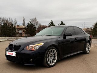 2008 BMW 5 серии 525i V (E60/E61) Рестайлинг, синий, 1100000 рублей, вид 1