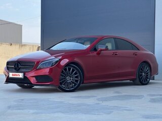 2015 Mercedes-Benz CLS 400 II (C218) Рестайлинг, красный, 3090000 рублей, вид 1