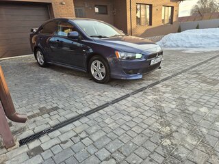 2008 Mitsubishi Lancer X, синий, 980000 рублей, вид 1