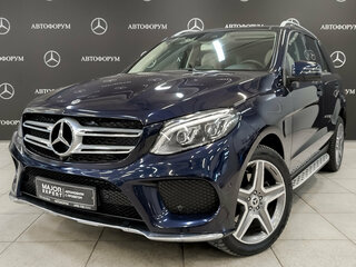 2017 Mercedes-Benz GLE 350 d I (W166), синий, 3990000 рублей, вид 1