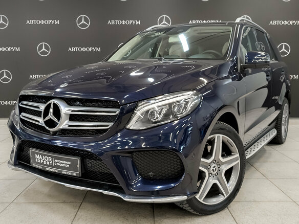 2017 Mercedes-Benz GLE 350 d I (W166), синий, 3990000 рублей