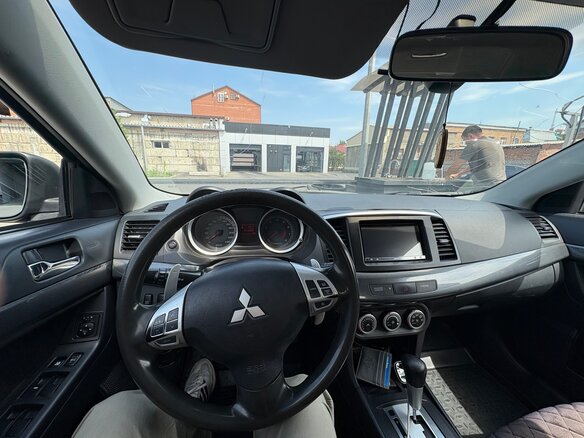 2008 Mitsubishi Lancer X, чёрный, 550000 рублей - вид 9