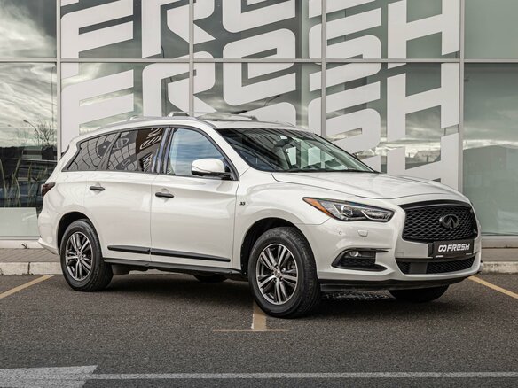 2019 Infiniti QX60 I Рестайлинг, белый, 2520000 рублей