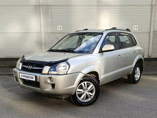 2008 Hyundai Tucson I, серебристый, 649000 рублей, вид 1
