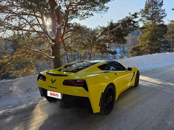 2017 Chevrolet Corvette Stingray 8-speed C7, жёлтый, 6555000 рублей - вид 9