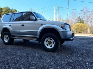 1997 Toyota Land Cruiser Prado 90 Series, белый, 750000 рублей, вид 3
