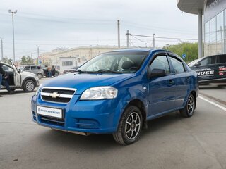 2008 Chevrolet Aveo I Рестайлинг, синий, 250000 рублей, вид 1