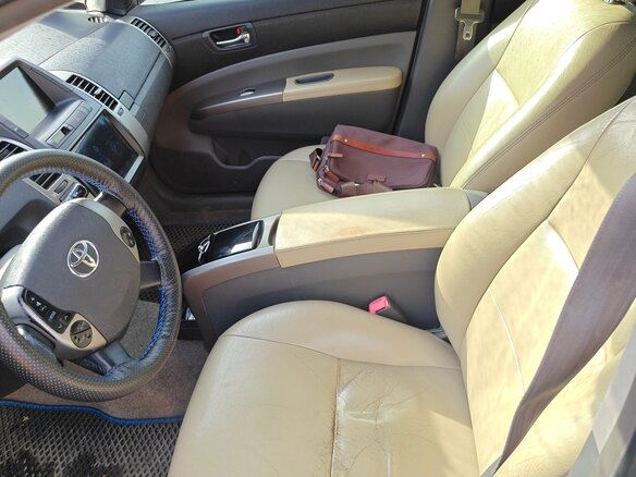 2008 Toyota Prius II Рестайлинг (XW20), синий, 680000 рублей - вид 13