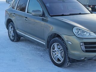 2008 Porsche Cayenne S I Рестайлинг (957), зелёный, 500000 рублей, вид 5