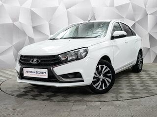 2017 Lada (ВАЗ) Vesta I, белый, 848000 рублей, вид 1