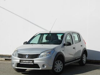 2013 Renault Sandero I, серебристый, 465000 рублей, вид 1