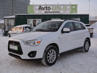 2012 Mitsubishi ASX I Рестайлинг, белый, 949000 рублей, вид 1