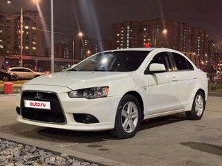 2008 Mitsubishi Lancer X, белый, 445000 рублей, вид 1