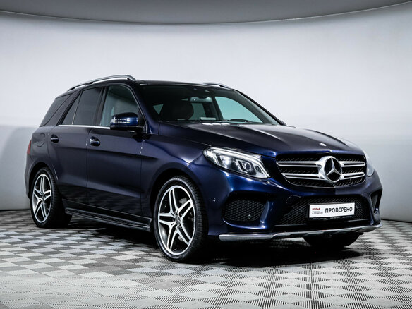 2015 Mercedes-Benz GLE 400 I (W166), синий, 2950000 рублей - вид 2