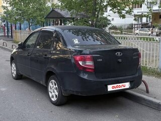 2014 Lada (ВАЗ) Granta I, чёрный, 210000 рублей, вид 4