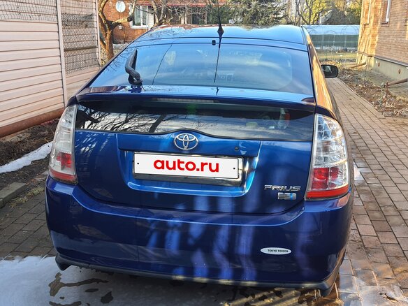 2008 Toyota Prius II Рестайлинг (XW20), синий, 700000 рублей - вид 7