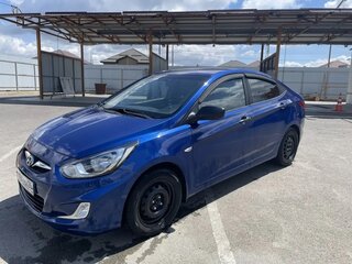 2011 Hyundai Solaris I, синий, 477000 рублей, вид 1