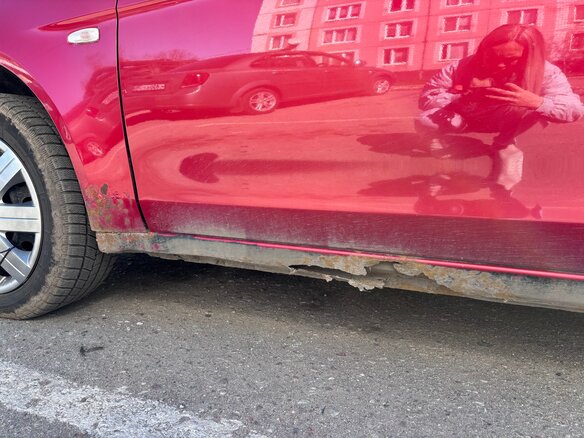 2007 Mitsubishi Lancer X, красный, 500000 рублей - вид 6