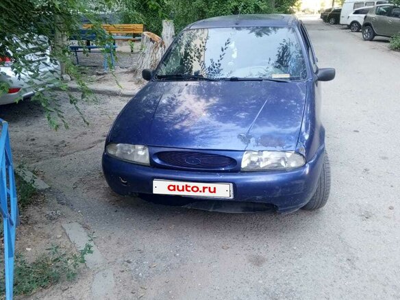 1999 Ford Fiesta Mk4, синий, 100000 рублей - вид 1