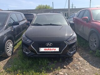 2018 Hyundai Solaris II, чёрный, 855661 рублей, вид 1