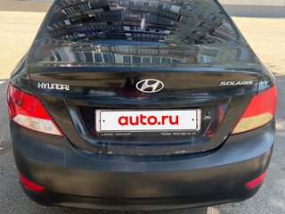 2011 Hyundai Solaris I, чёрный, 340000 рублей, вид 4