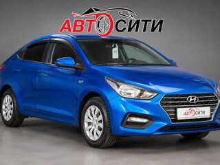 2017 Hyundai Solaris II, синий, 825000 рублей, вид 1