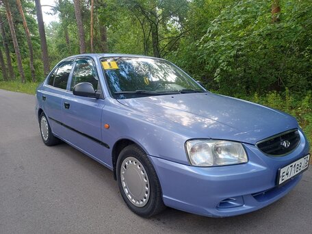 2007 Hyundai Accent ТагАЗ II, фиолетовый, 289000 рублей, вид 2