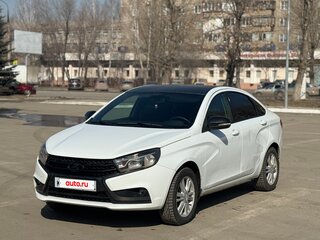 2018 Lada (ВАЗ) Vesta I, белый, 620000 рублей, вид 1