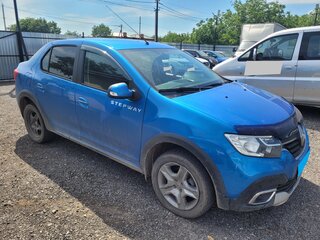 2019 Renault Logan Stepway II Рестайлинг, синий, 623000 рублей, вид 2