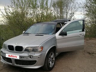 2001 BMW X5 4.4i I (E53), серебристый, 333000 рублей, вид 1
