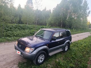 1997 Toyota Land Cruiser Prado 90 Series, синий, 840000 рублей, вид 2