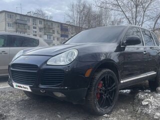 2003 Porsche Cayenne Turbo I (955), чёрный, 605000 рублей, вид 1