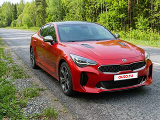 2021 Kia Stinger I Рестайлинг, красный, 3700000 рублей, вид 3