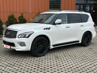 2015 Infiniti QX80 I Рестайлинг, белый, 3250000 рублей, вид 1