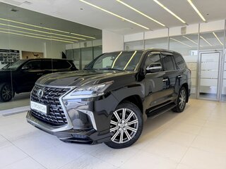 2021 Lexus LX 570 III Рестайлинг 2, чёрный, 11100000 рублей, вид 1