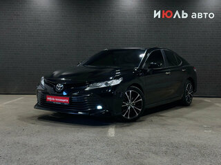 2018 Toyota Camry VIII (XV70), чёрный, 2450000 рублей, вид 1