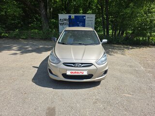 2011 Hyundai Solaris I, бежевый, 480000 рублей, вид 3