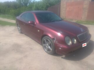 1997 Mercedes-Benz CLK-Класс 230 I (W208), пурпурный, 150000 рублей, вид 1