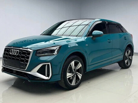 2022 Audi Q2 L 35 TFSI I Рестайлинг, синий, 1995000 рублей, вид 1